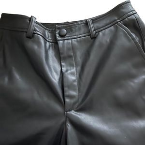 MOTF Faux Black Sexy Leather Pants. Like New. Size S